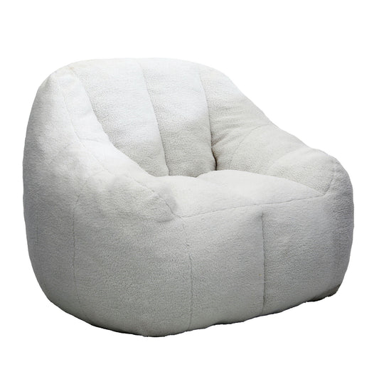Comfy Bean Bag Chair With Memory Foam Filler, Tufted Soft