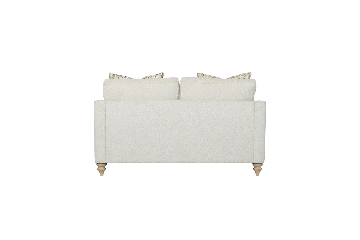 Loveseat reversible con dos cojines - Blanco roto