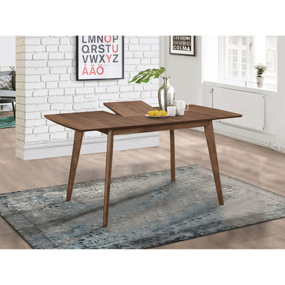 Rectangular Dining Table With Butterfly Leaf - Walnut