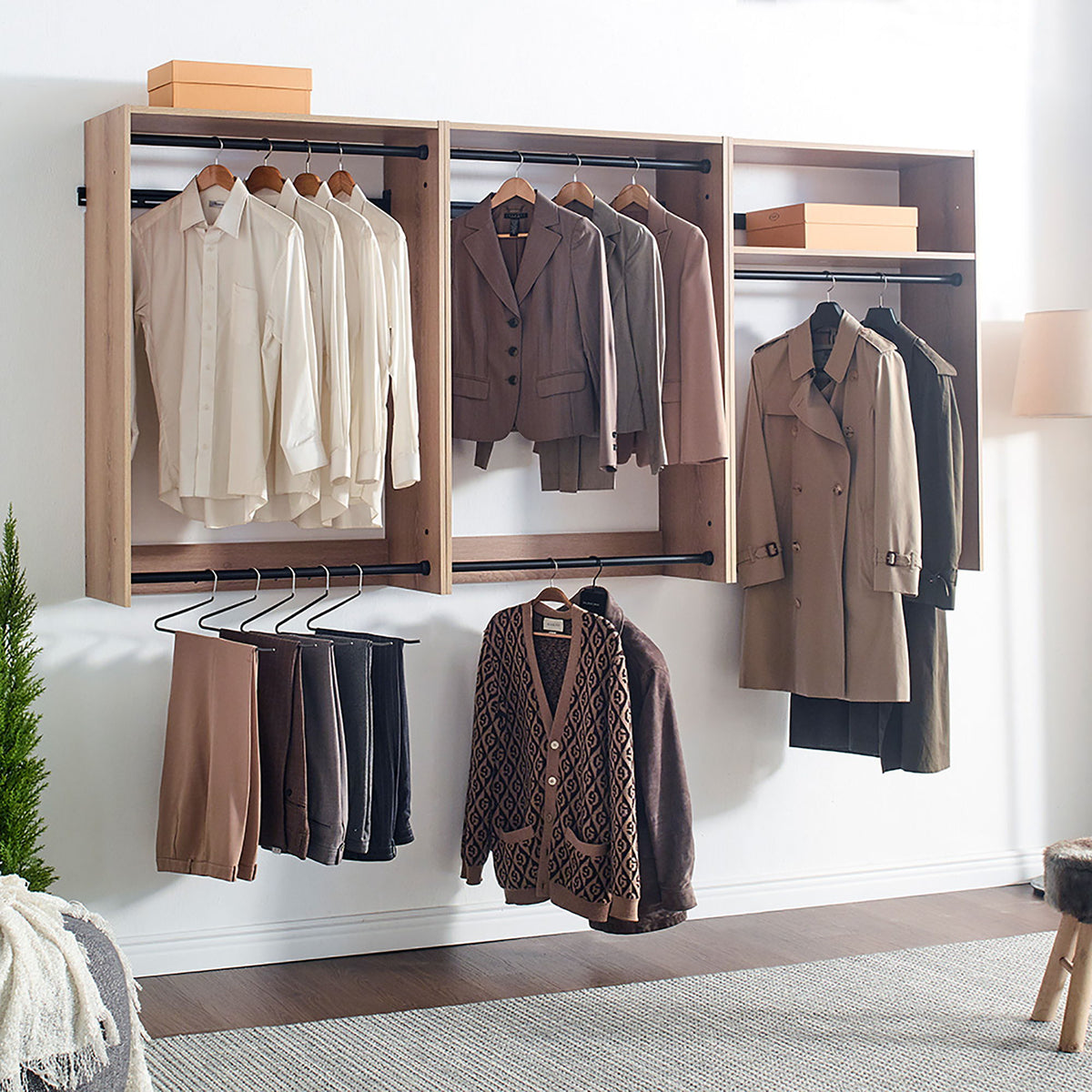 Devi - Wall Mounted Closet System & Modular Units