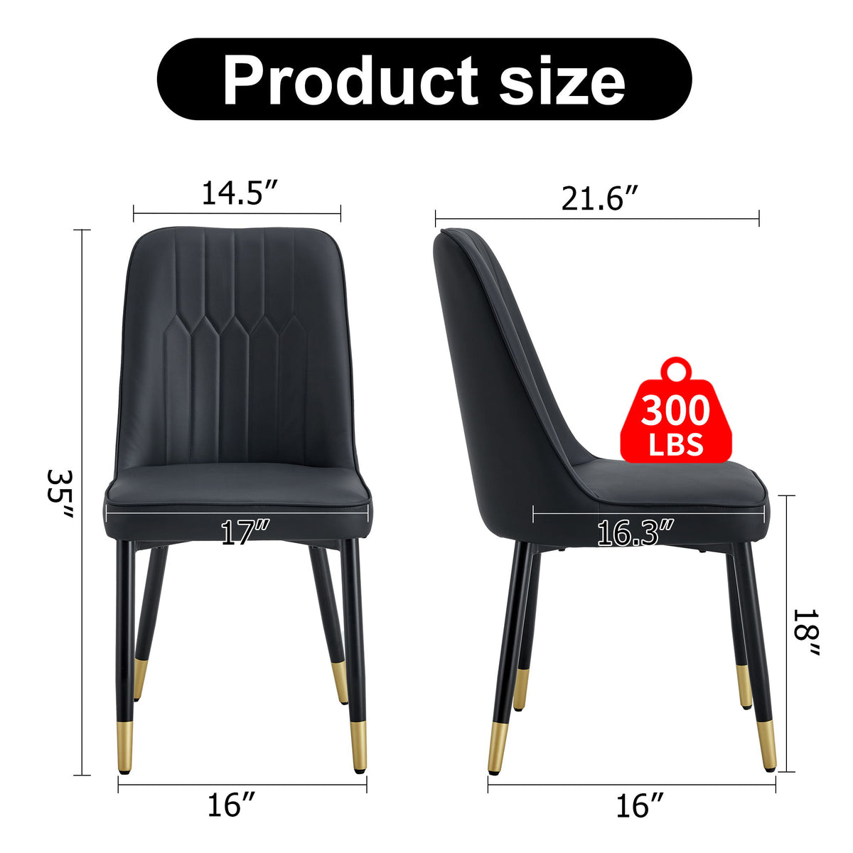 Modern Chair With Metal Legs