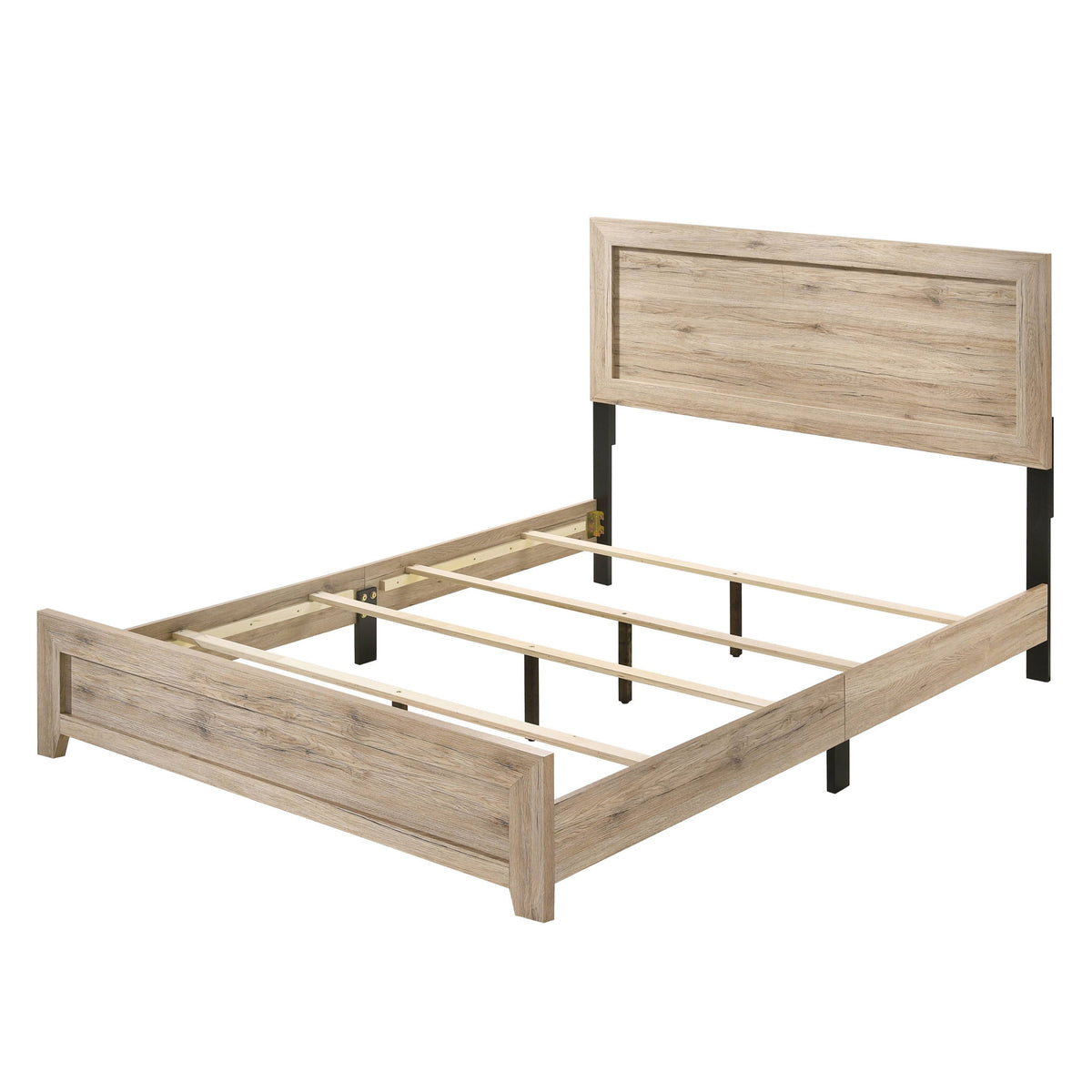 Miquell - Queen Bed - Natural