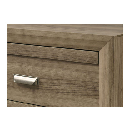 6 Drawers Storage Dresser, Bedroom Furniture - Light Brown