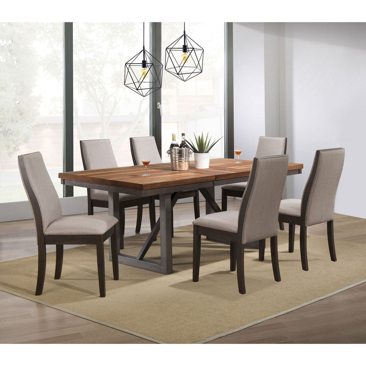 Holloway - Dining Set With Extension Leaf