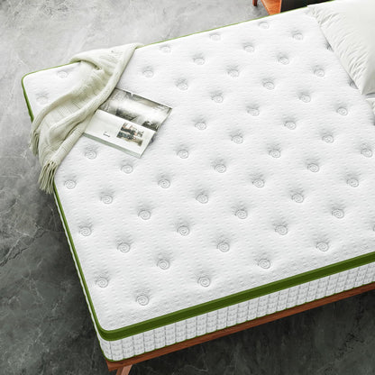 14" Hybrid Mattress With Gel Memory Foam And Pocket Springs