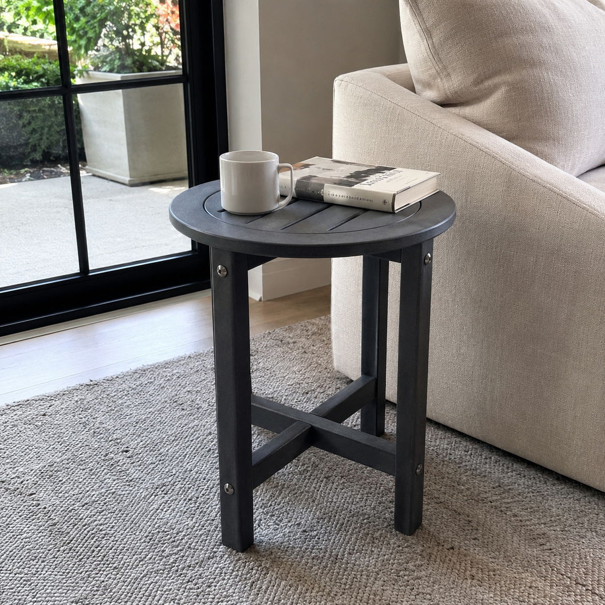 Round Outdoor Side Table