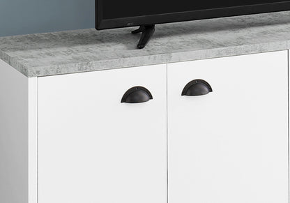 Mueble de TV, consola, centro de entretenimiento multimedia, mueble de almacenamiento, contemporáneo y moderno