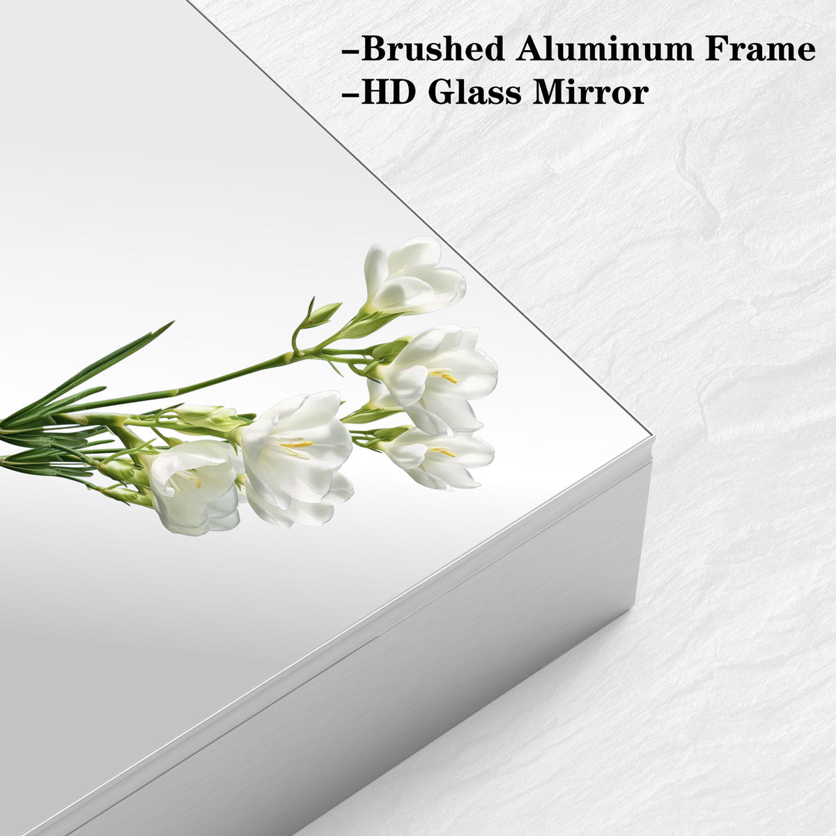 Medicine Cabinet, Wall Mounted Bathroom Mirror With Storage, Adjustable Shelves - Silver