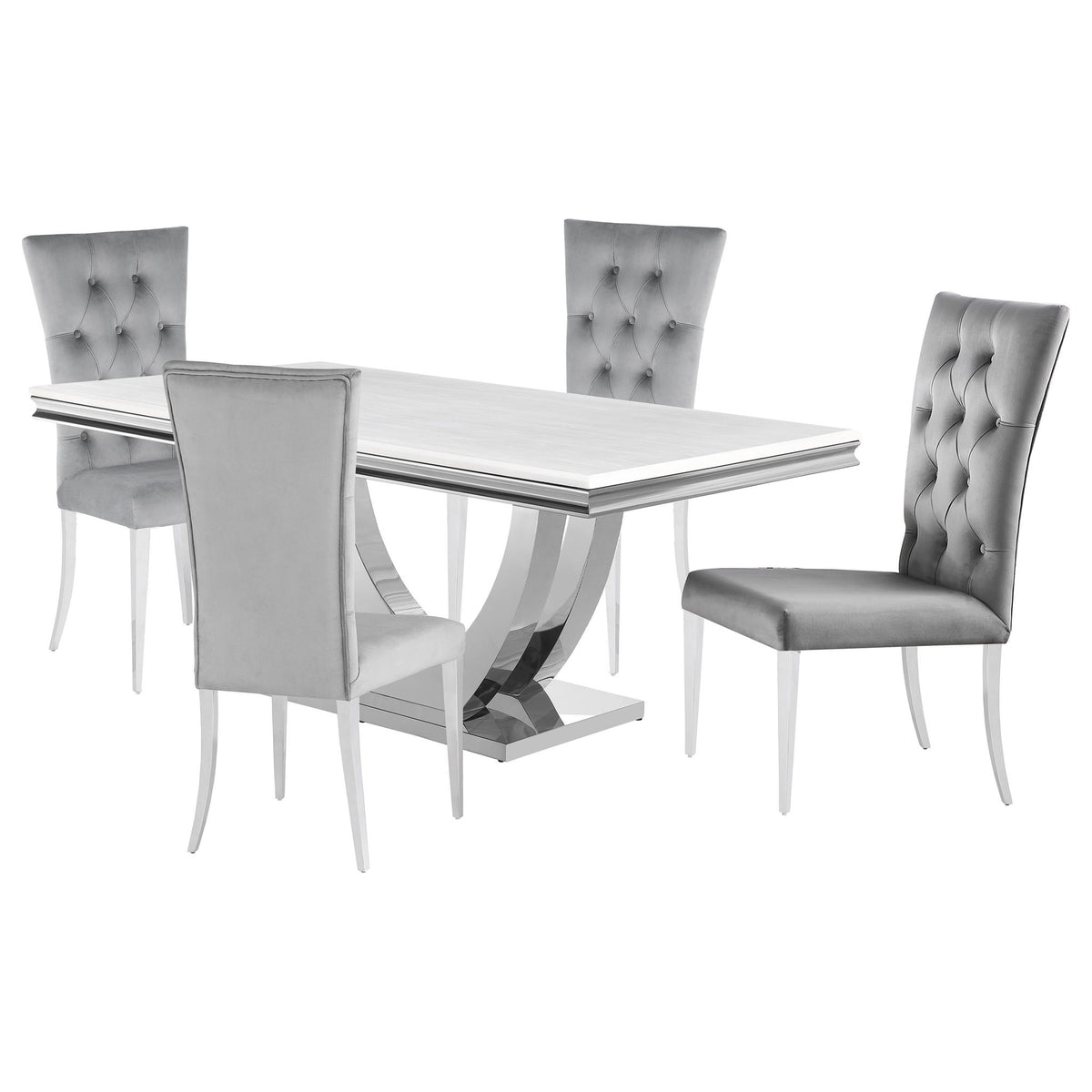 Allessandra - Rectangular Dining Set With Chairs