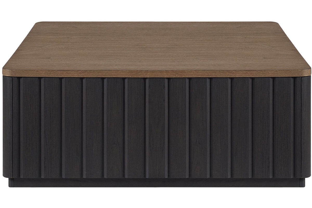 Mesa de cóctel Channel con ruedas, color negro