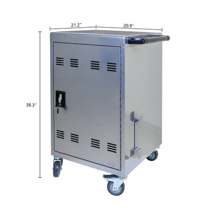 Mobile Charging Cart For Tablets Laptops 35, Device Capacity Matt Metal