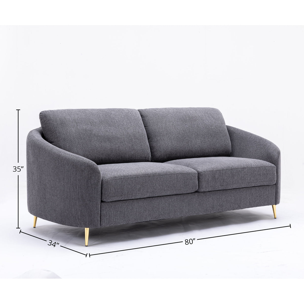 Sofa - Gray - Linen