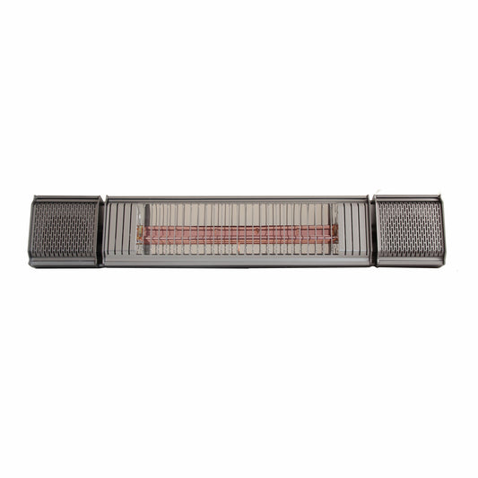 Smart Electric Heater With Bluetooth Speakers, Gunmetal Gray