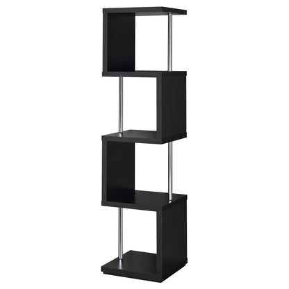 4 Tier Bookcase With Accents