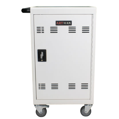 Mobile Charging Cart Station For book, Tablet And Laptop Computer With Power Strip Included