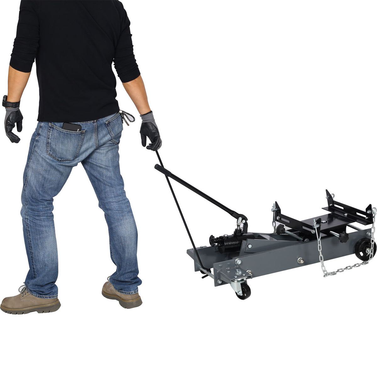 Hydraulic Floor Jack, Low Profile Transmission Service