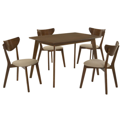 Daglosten - 5 Piece Dining Set - Chestnut