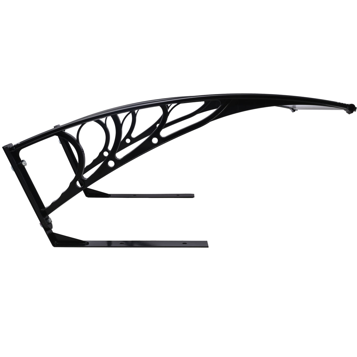 Weather Resistant Polycarbonate Canopy Outdoor Shade Cover For Robotic Lawn Mowers - Black