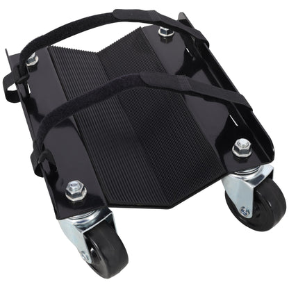 Heavy Duty Snowmobile Dolly With V Slide And Swivel Casters Steel, 1500Lbs Capacity