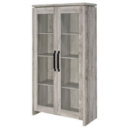 Myerson - 2 Door Tall Cabinet - Gray