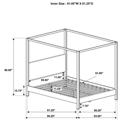Mellie - Canopy Bed