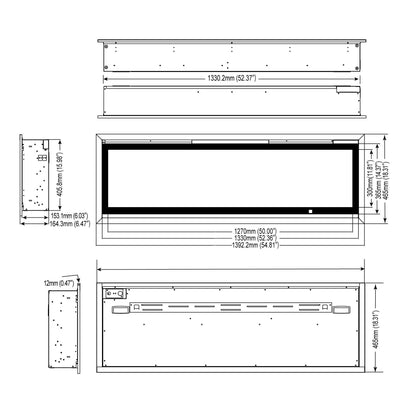 Electric Fireplace With Display