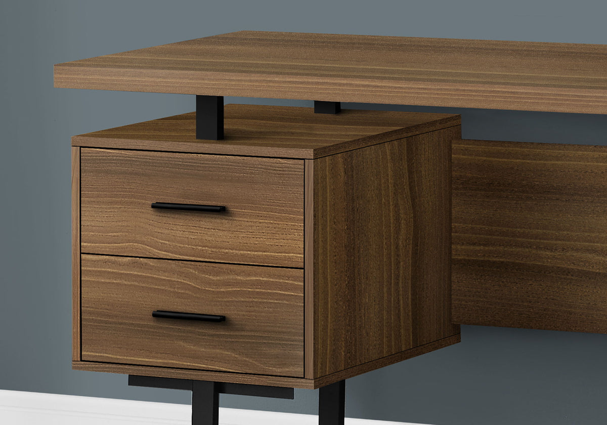 Computer Desk For Home Office, Laptop, Left, Right Set - Up, Storage Drawers, Contemporary & Modern