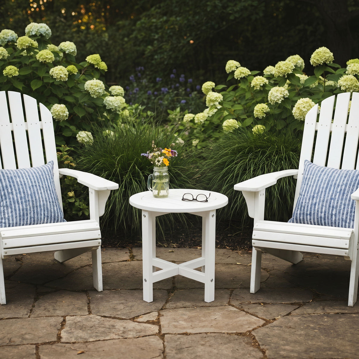 Round Outdoor Side Table