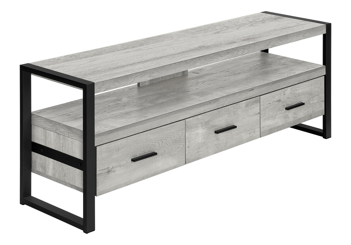 Mueble de TV, consola, centro de entretenimiento multimedia, cajones de almacenamiento, moderno