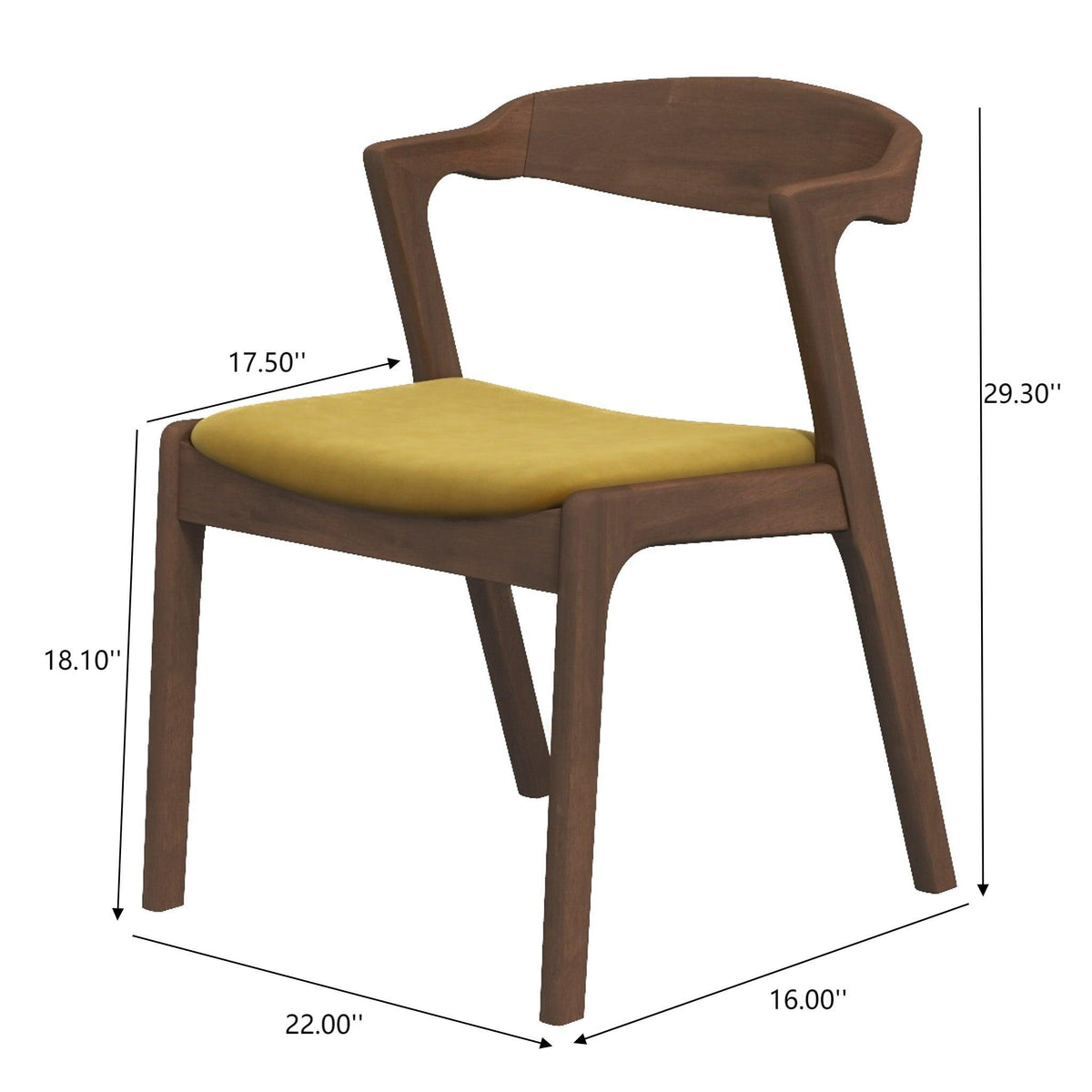 Dakota - Mid-Century Modern Dining Chair (Set of 2)