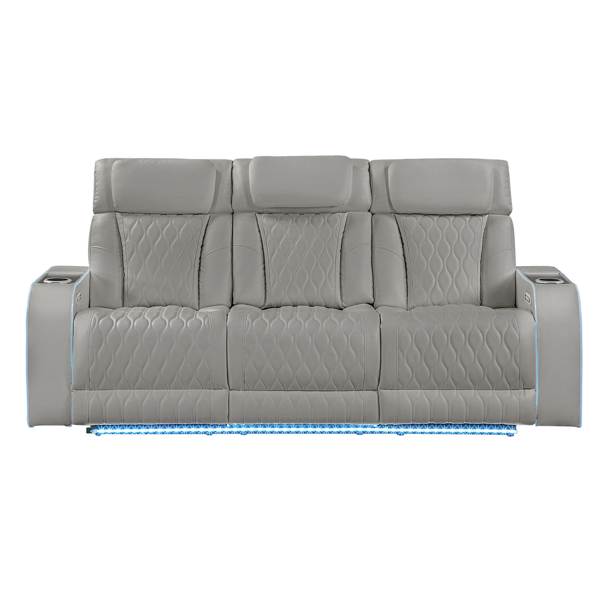Electra - Power Reclining Set With Power Headrests, Massage And LED Lighting