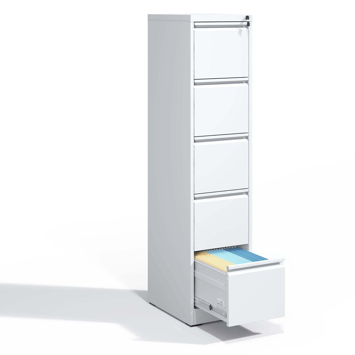 Steel Drawer Vertical File Cabinet With Lock For A4 Legal / Letter Size