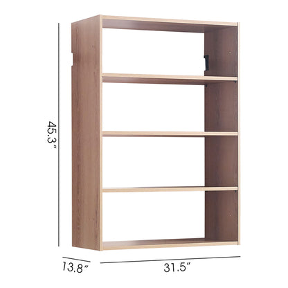 Devi - Wall Mounted Wood Closet System With Modular Design And Ample Storage