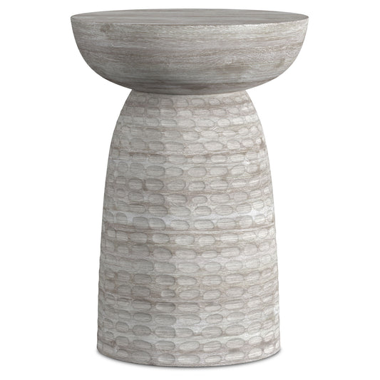 Boyd - Accent Table - White Wash