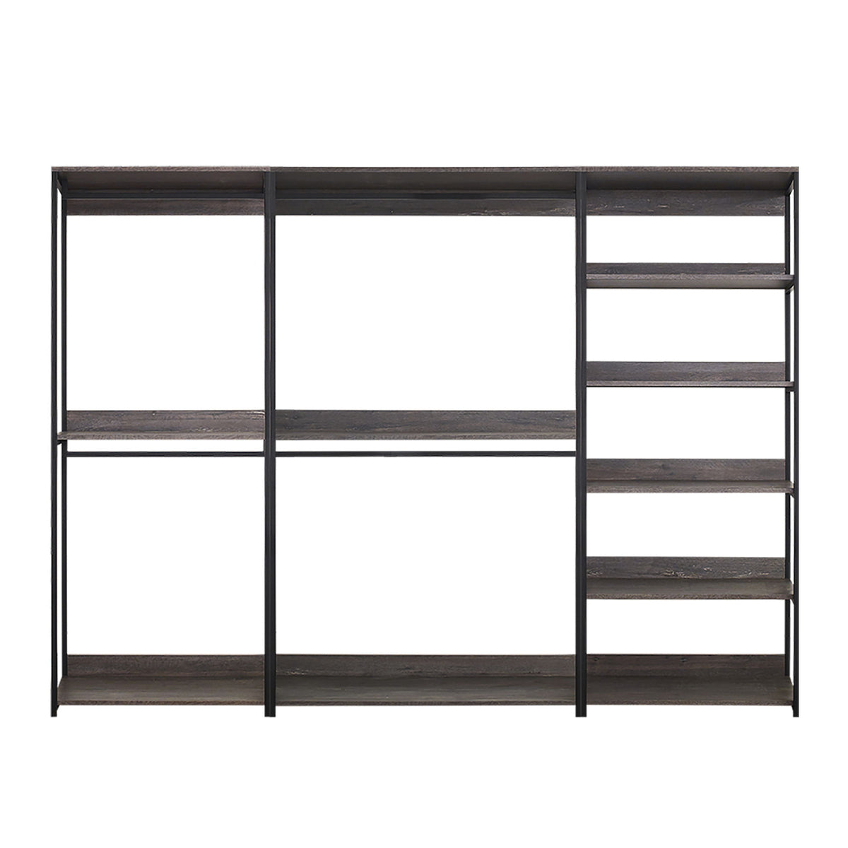 Monica - Walk-In Closet System With Spacious Drawer - Gray