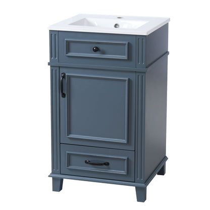 Bathroom Vanity With Sink, Drawer & Soft Closing Door