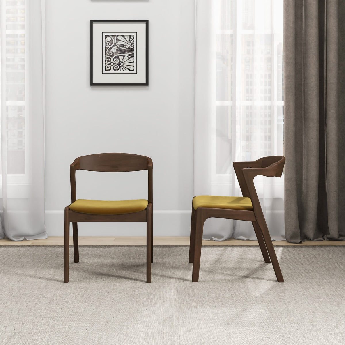 Dakota - Mid-Century Modern Dining Chair (Set of 2)