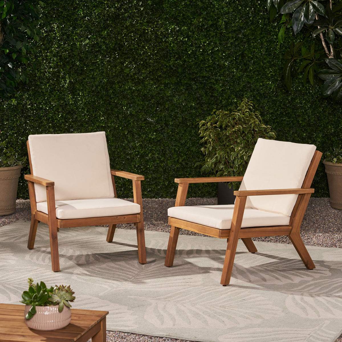 Outdoor Club Chair With Cushion