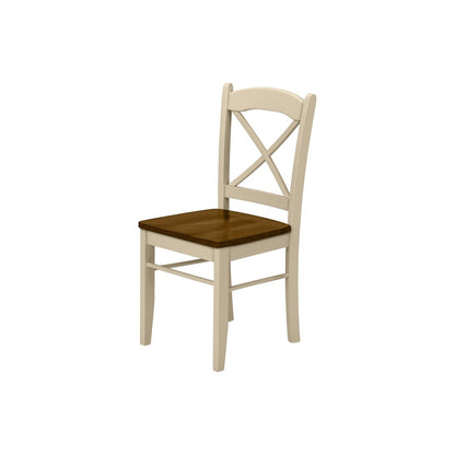 Silla de comedor, lateral, de transición (juego de 2)