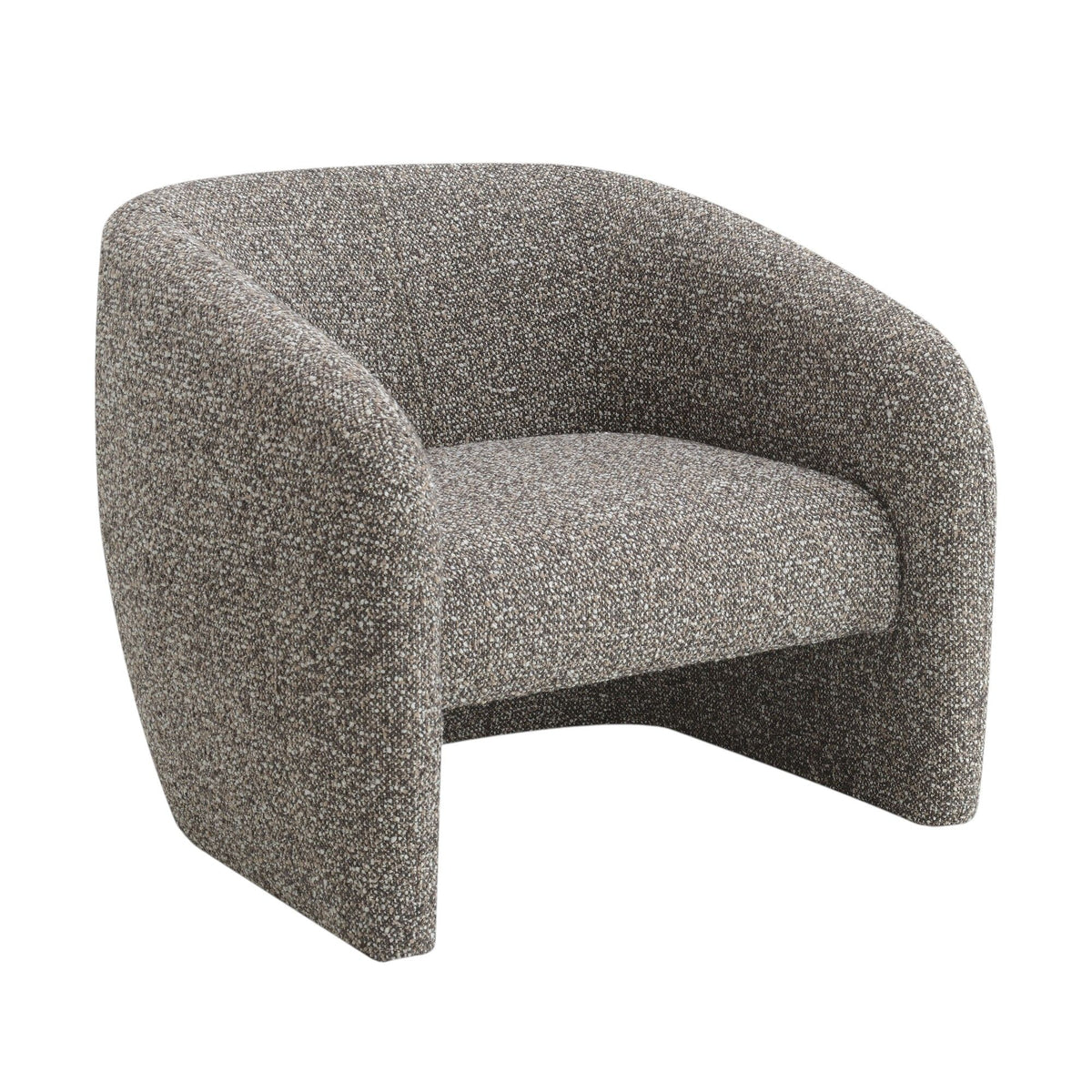 Livia - Accent Chair - Brown / Gray