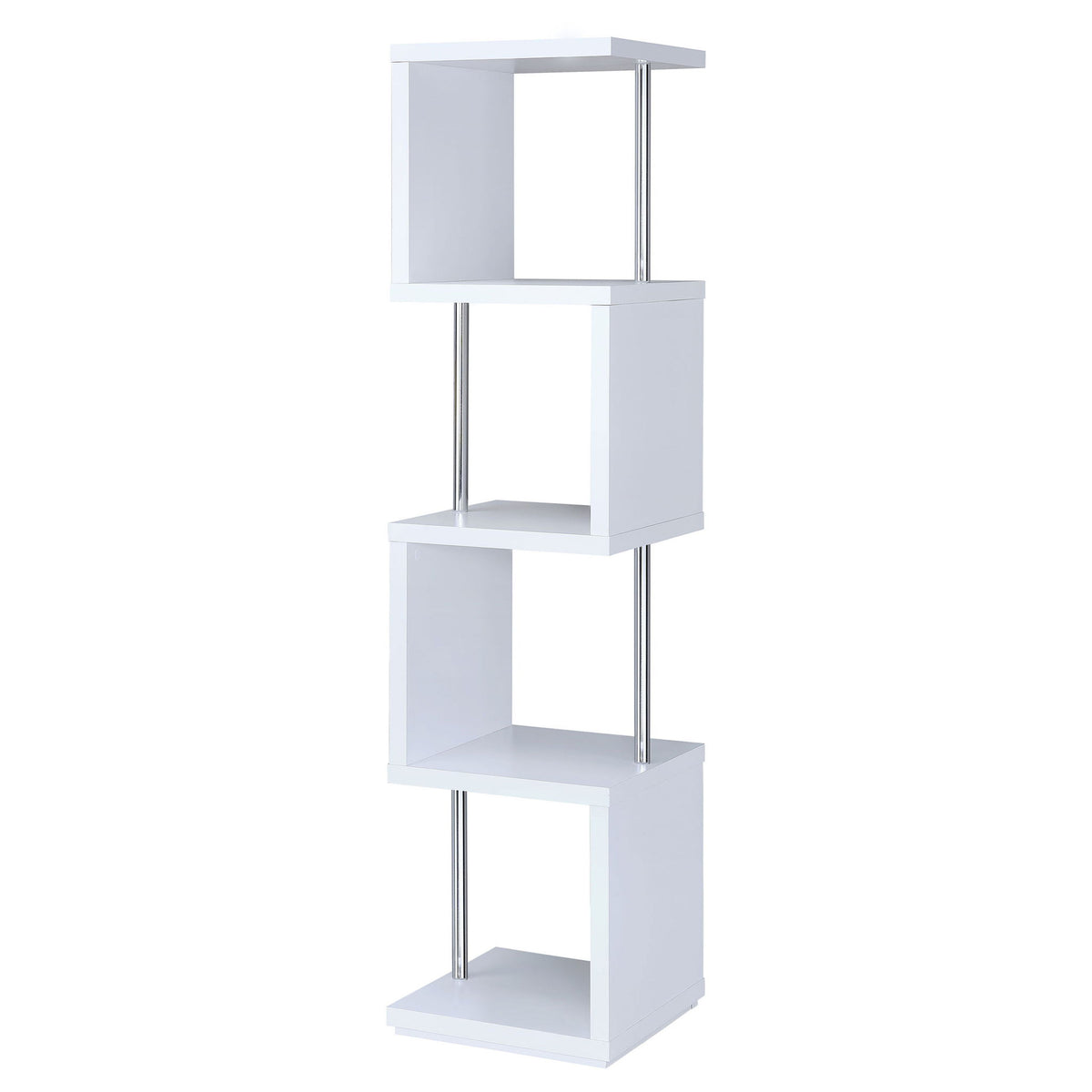 4 Tier Bookcase With Accents