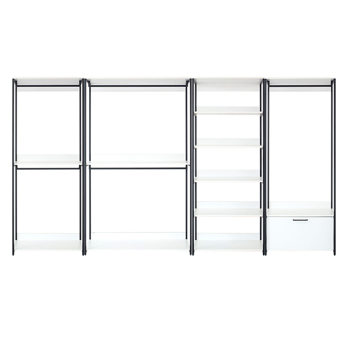 Fiona - Freestanding Walk-In Closet System - White