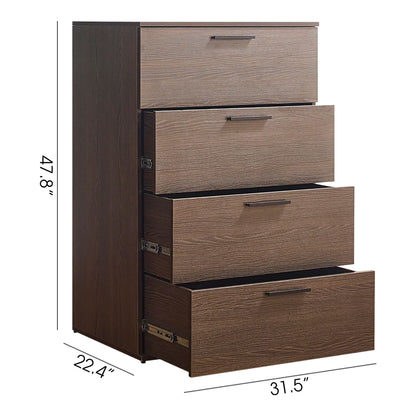 Oliver - Farmhouse Jumbo Chest With 4 Drawer Storage