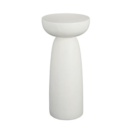 Magnesium Oxide Plant Stand - White