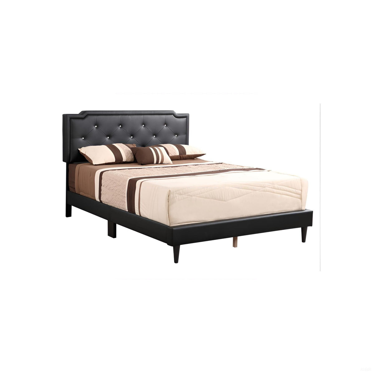 Button Tufted Bed Charming For Cozy Spaces