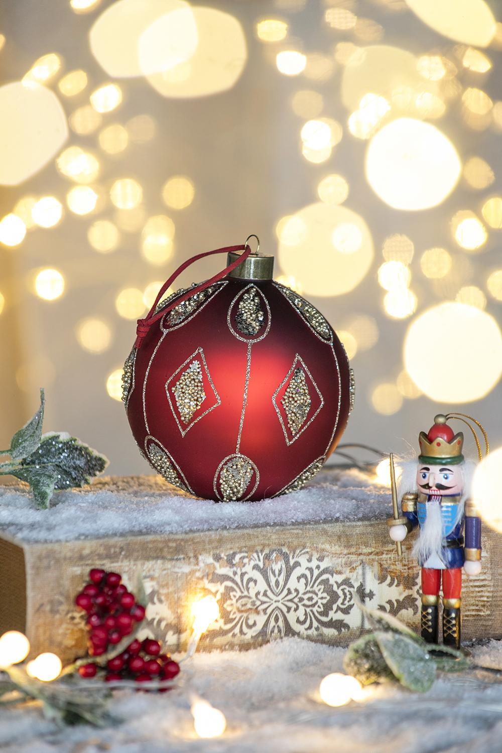 Christmas Ball, Decorative Hanging Ball Christmas Tree Ornaments For Holiday Decorations