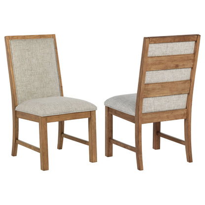 Survista - Upholstered Dining Side Chair (Set of 2) - Brown