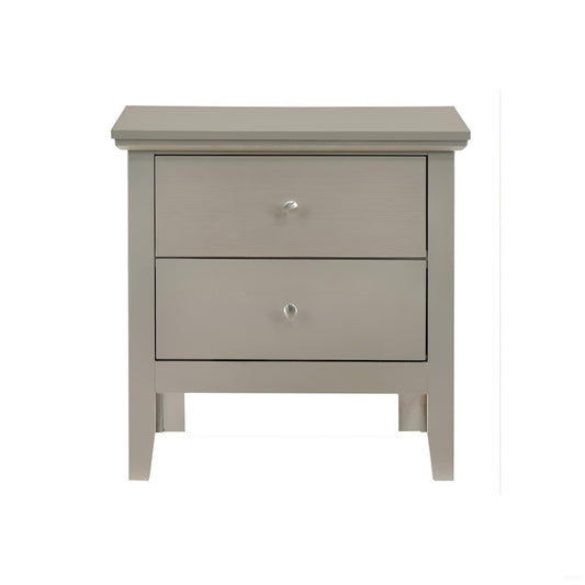 English Dovetailed Drawers Nightstand