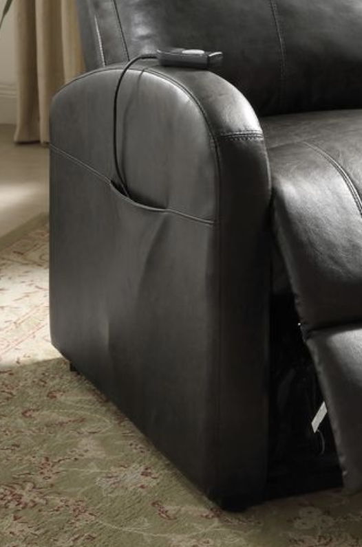 Ricardo - Sillón reclinable y elevador eléctrico - Marrón