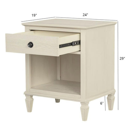 Victoria - Nightstand With Open Storage